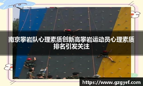 南京攀岩队心理素质创新高攀岩运动员心理素质排名引发关注