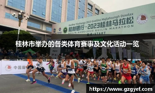 桂林市举办的各类体育赛事及文化活动一览